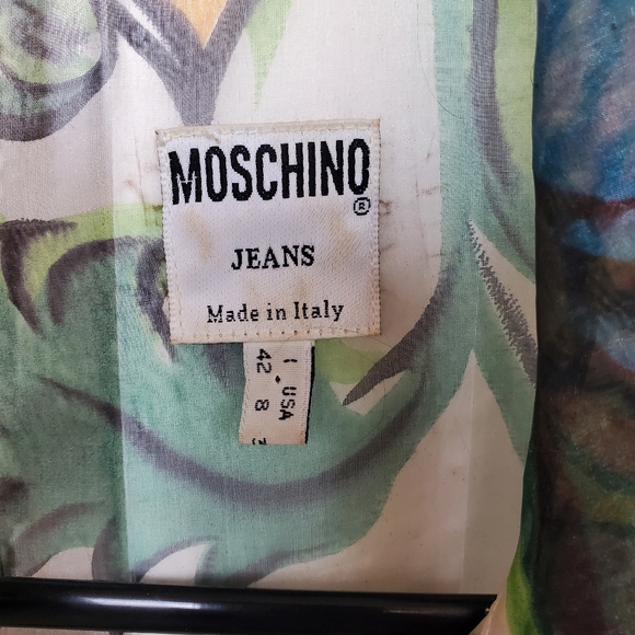 Vintage Moschino 90's Hippie, multicolour shirt, long sleeve, - Picture 3 of 8
